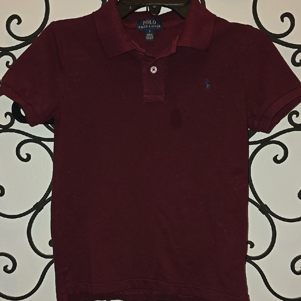 Ralph Lauren Burgundy Polo Shirt